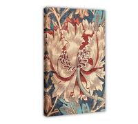 XFATGIA Arte de pared vintage, arte floral, pósteres vintage, lienzo de plantas, decoración de pared, pinturas para sala de estar, dormitorio, decoración de 20 x 30 pulgadas (50 x 75 cm)