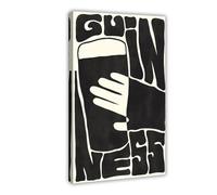 XFATGIA Bauhaus Guinness Printings - Póster en lienzo para decoración de dormitorio, oficina, habitación, regalo, 60 x 90 cm
