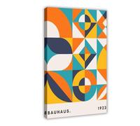 XFATGIA Bauhaus - Póster de lienzo para decoración de dormitorio, oficina, habitación, regalo, 60 x 90 cm