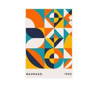 XFATGIA Bauhaus - Póster en lienzo para decoración de pared, pinturas para sala de estar, dormitorio, decoración de 60 x 90 cm