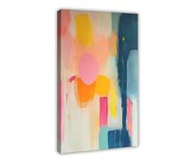 XFATGIA Lienzo decorativo único y colorido para pared, impresión artística para decoración de sala de estar, dormitorio, 50 x 75 cm