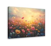 XFATGIA Póster en lienzo de felicidad botánica, para decoración de pared, pinturas para sala de estar, dormitorio, 20 x 30 cm
