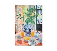 XFATGIA Póster vintage de mesa de café, lienzo para decoración de dormitorio, oficina, habitación, regalo, 50 x 75 cm