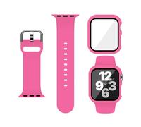 XFEN Sport Silicone M/L Size Band and Case with Screen Protector for A
