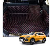 XFEU_sp Coche Alfombrillas Maletero para Infiniti QX70 2013-2024 2025, Bandeja para Maletero, Revestimiento para Maletero, Impermeable Antideslizante Resistente A Los ArañAzos,B-Black+Red