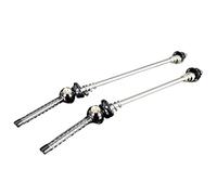 XFGtureIO Cierres RáPidos para Bicicletas 50 g! Ultra Light Titanium Material Road/MTB Pinchos de Bicicleta Titanio súper Ligero liberación rápida con Cerradura Cubierta Carbono