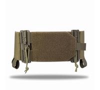 XFLHXY Par de Fajas Elásticas Tácticas, Correa de Montaje de Liberación Rápida para Chaleco, Faja Elástica de Liberación Rápida, con 3 Bolsas para Cargadores(Green)