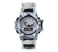 XFLHXY Reloj Táctico de Supervivencia 23 en 1 para Hombre, Multifuncional, Resistente al Agua, para Exteriores, Pulsera Ajustable con Brújula y Correa de Paracord(Color4)