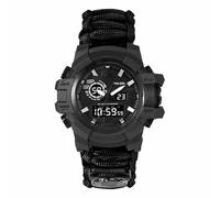 XFLHXY Reloj Táctico de Supervivencia 23 en 1 para Hombre, Multifuncional, Resistente al Agua, para Exteriores, Pulsera Ajustable con Brújula y Correa de Paracord(Color9)
