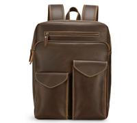 XFLSDHGD Bolsa de Viaje de Mochila de Cuero de Cuero Loco para el Caballo para