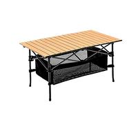 XFLSDHGD Jardín de Mesa Plegable, Mesa de Picnic de Catering al Aire Libre con Bolsa de Almacenamiento Impermeable, para Barbacoa, Comedor, Corte, Cocina, al Aire Libre, un