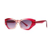 XFLSDHGD Nuevo 2025 Polígono Gafas de Sol Doble Mujeres Solos Retro Gradiente Sombras UV400 Men Glasses Sun