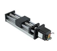 XFLSDHGD Tornillo de Bola de guía Lineal Tabla Deslizante 50-400 mm Guía de Carrera efectiva Eje del riel NEMA 23 Motor Paso a Paso 3D Impresora (Tornillo de Bola SFU1204, 400 mm)