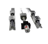 XFLSDHGD Tornillo de Bola Lineal Personalizado SFU1605+Guía Lineal Rail SBR16+SBR16UU+Acoplamiento 8 * 10+Carcasa de Tuercas+BKBF12 para Parte (1300 mm)