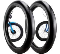 XFLYP Pack de 2 Camara Bicicleta, 20 x 1.75/2.125 AV32mm Valve Cámaras de Aire para Fat Bike Bicicleta de Montaña Eléctrico, para Rueda Gruesa de 20 Pulgadas