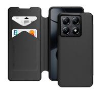 Xfm Funda con cierre para Xiaomi 14T Pro Funda mate con correa de mano,