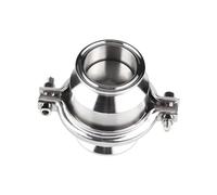 XFMZFUBD Válvula de retención Sanitaria de Tres Abrazaderas de Acero Inoxidable de 1/2", 3/4", 1" y 2", válvula de Cierre de Grado alimenticio(OD51 x Clamp 64)