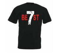 XFNPWYJUZ George Best Jersey 7 j420 t-Shirt 100% Cotton Vintage Men