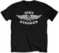 XFNPWYJUZ Iggy & The Stooges - T- Shirt - Wings - Black Cotton Black Mens
