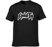 XFNPWYJUZ Men's Spinal Tap Heavy Metal Band Logo Cotton T Shirt