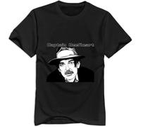 XFNPWYJUZ PWlZ Men's Captain Beefheart T-Shirt,100% Organic Cotton