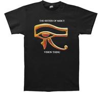 XFNPWYJUZ Sisters of Mercy Vision Thing 1990 Eye of Horus Album Cover T-Shirt_011 Mens