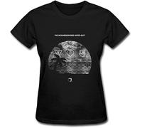 XFNPWYJUZ Women's The Neighbourhood Wiped out and I Love You T Shirt