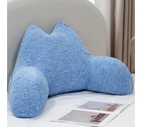XFNWT Almohada de Lectura de Maternidad, ortopédica, Soporte para Espalda y Cadera Durante el Embarazo, Respaldo Desmontable para sofá Cama con Funda Lavable, Alivio del Dolor,Blue-70 * 40cm