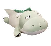 XFNWT Almohada Gigante de Peluche de Dinosaurio para niños y Adultos, cojín Suave para la Espalda y la Cama, Juguete para acurrucarse, sofá o decoración de guardería.,Green-100cm