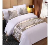 XFNWT Pie de Cama Decorativo para Hotel y hogar, Ideal para Colocar al pie de la Cama. No es una Colcha, Sino un Accesorio Decorativo Que realza el Ambiente del Dormitorio. Disponible,A-50 * 180cm