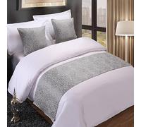 XFNWT Pie de Cama Decorativo para Hotel y hogar, Ideal para Colocar al pie de la Cama. No es una Colcha, Sino un Accesorio Decorativo Que realza el Ambiente del Dormitorio. Disponible,E-50 * 210cm