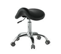 XFParts Pisos Saddle Stabures Silla de Silla ergonómica Silla de Silla de Montar con Ruedas Heces hidráulicas Ajustables con Ruedas adecuadas para su Uso en Las oficinas inodoros de Invitados y Otras