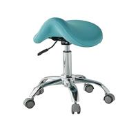 XFParts Pisos Saddle Stabures Silla de Silla ergonómica Silla de Silla de Montar con Ruedas Heces hidráulicas Ajustables con Ruedas adecuadas para su Uso en Las oficinas inodoros de Invitados y Otras