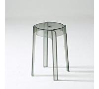 XFParts Taburete acrustable acristable Transparente Impermeable para el Dormitorio de la Cocina del baño Silla de Comedor Resistente y Transparente para la Empresa en casa powerfully