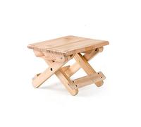 XFParts Taburete de baño Plegable de Madera Banco de baño sin Deslizamiento para Zapatos Cambiantes Silla de Pesca Madera sólida Taburada de Paso Plegable (de un Color único) powerfully