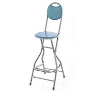 XFParts Taburete Plegable con sillas de Bar de Cuero Acolchado de Cuero Trasero para Adultos instalación Gratuita Adecuada para Bares supermercados restaurantes Varias Ocasiones (Opciones de
