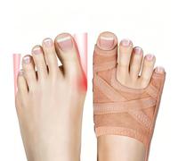 XFSRG 1 Par Corrector de Juanetes Calcetines Hallux Valgus Separador Dedos Ajustable Férula Correctora Juanetes Protector Dedo Pie Corrector Juanete para Hombre y Mujer (S)