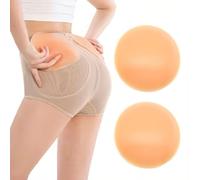 XFSRG 1 Pares Almohadillas Adhesivas de Silicona para Glúteos Levantador de Gluteos Falso sin Costuras Invisibles un Levantamiento y Curvatura Natural para Mujer