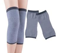 XFSRG 1 Pares Rodilleras de Invierno Cálidas Rodilleras de Compresión Hombre Mujer Alivio del Dolor Rodillera Elástica para Baile Running Fitness