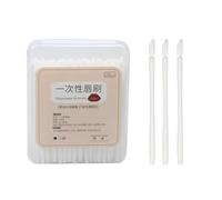 XFSRG 100 Piezas Pinceles Labiales Desechables Aplicadores Maquillaje Profesional Cepillos Cosméticos Portátiles Herramientas Belleza Caja Almacenamiento Transparente