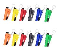 XFSRG 12 Pezzi Rompe Cristales y Cinturones Martillo Rompe Cristales Coche Llavero de Emergencia 3 en para Coches Autobuses Camiones Accesorios de Escape