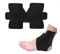 XFSRG 12 Piezas Cinta Kinesiologica Deportiva Precut Kinesiotapes Esparadrapo Deportivo Tape Venda Elastica para Tobillo (Negro)