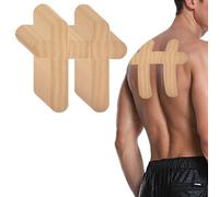 XFSRG 12 Piezas Cinta Kinesiológica Precut para Vendaje Deportivo Esparadrapo Deportivo para Cintura y Hombros (Color Piel)