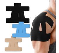 XFSRG 12 Piezas Esparadrapo Deportivo Los Hombros PreCut Venda Neuromuscular Adhesiva Resistente al Agua y Elástica Tape para Deportes(Multicolor)