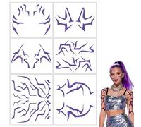 XFSRG 12 Piezas Tatuajes Temporales Adultos Niños Tattoo Pegatinas Corporales Impermeables Tatuaje Falso Arte Corporal Adhesivos Decorativos para Piel