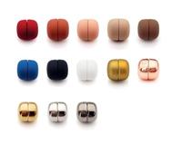 XFSRG 13 Pares de Imanes Fuertes para Hijab en 13 Colores Diferentes Alternativa Práctica a los Alfileres para Pañuelos Hijab Camisas Vestidos y Todo Tipo de Ropa para Mujeres (Redonda)
