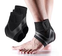 XFSRG 2 Piezas Banda para Fascitis Plantar Tobillo y Pie Transpirable Flexible Soporte para Aliviar el Dolor de Fascitis Plantar con Sujeción Segura y Máxima Libertad de Movimiento (L)
