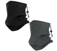 XFSRG 2 Piezas Braga Cuello Hombre Multifuncional Bufanda Tubular Bandana Calidez Invernal Forro Polar Cubre Cuello para Esquiar Montar en Moto Actividades al Aire Libre