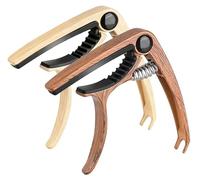 XFSRG 2 Piezas Cejilla Guitarra Española Profesional Cejilla Guitarra Acustica Guitar Capo para Guitarras Eléctrica Bajo Ukelele Banjo Mandolina Accesorios para Guitarras