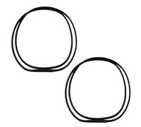 XFSRG 2 Piezas Collar Cuero Hombre Mujere Cordón para Colgante con Cierre Giratorio de Acero Inoxidable Collares Minimalismo Clásico Adecuado para Múltiples Ocasiones